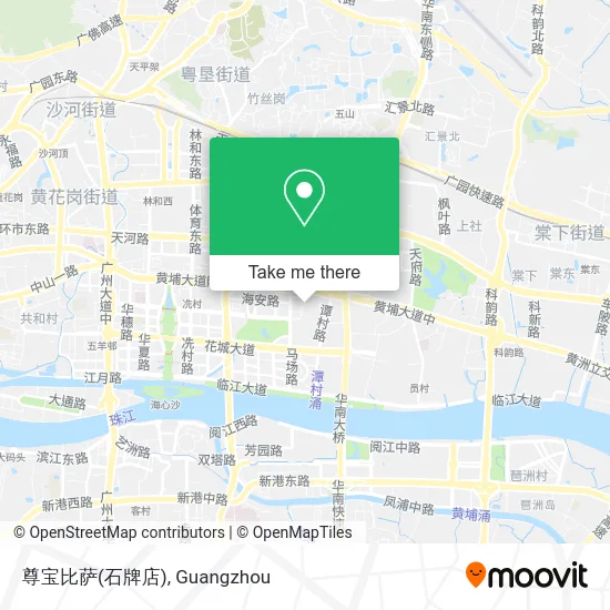 尊宝比萨(石牌店) map