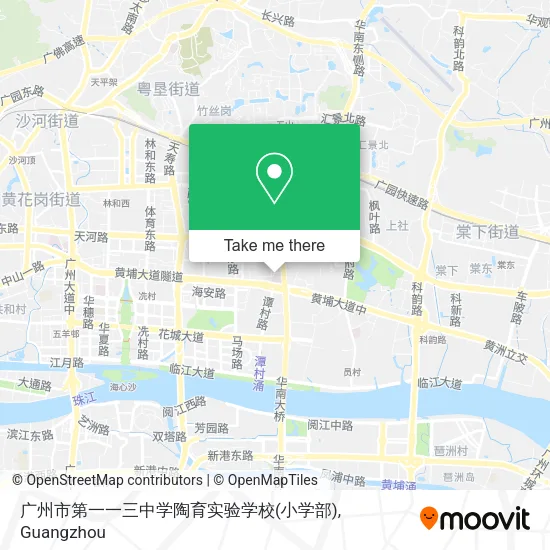 广州市第一一三中学陶育实验学校(小学部) map