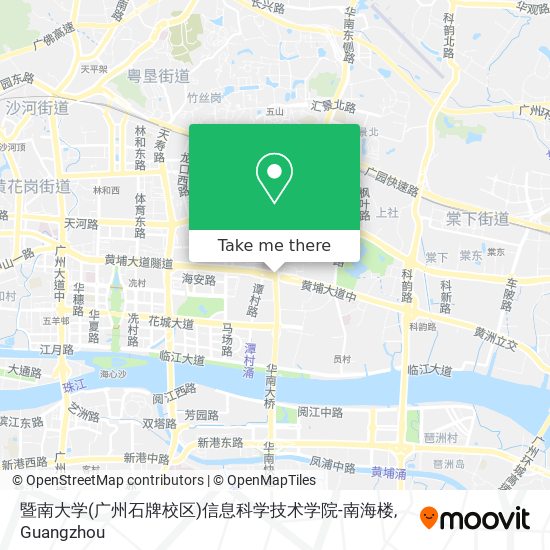 暨南大学(广州石牌校区)信息科学技术学院-南海楼 map