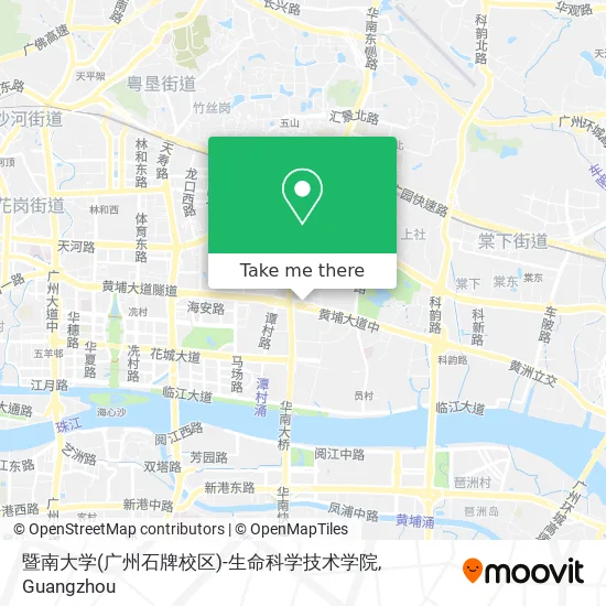暨南大学(广州石牌校区)-生命科学技术学院 map