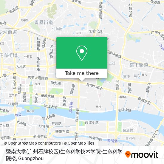 暨南大学(广州石牌校区)生命科学技术学院-生命科学院楼 map