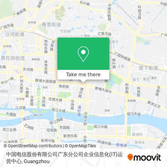 中国电信股份有限公司广东分公司企业信息化(IT)运营中心 map