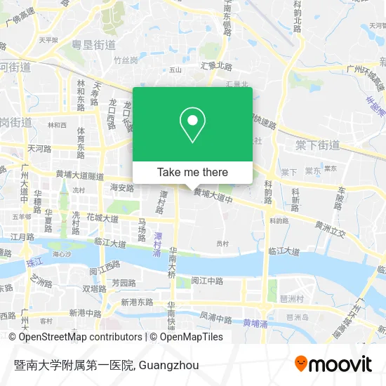 暨南大学附属第一医院 map