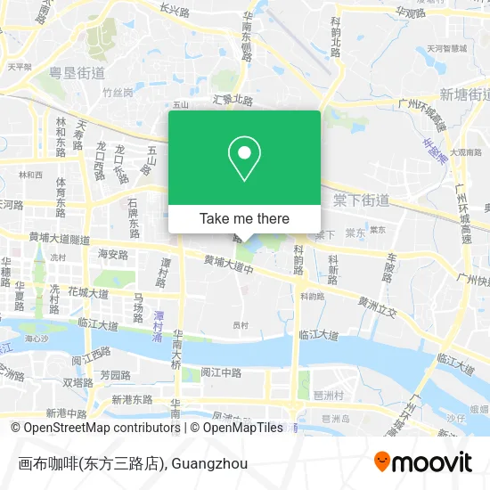 画布咖啡(东方三路店) map