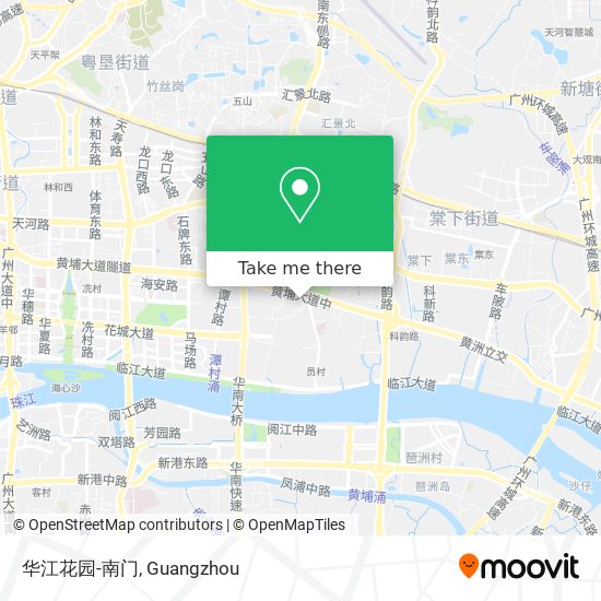 华江花园-南门 map