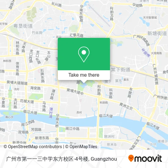 广州市第一一三中学东方校区-4号楼 map