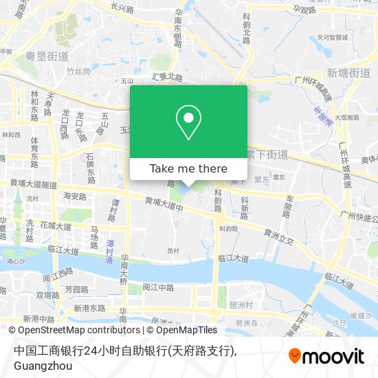 中国工商银行24小时自助银行(天府路支行) map