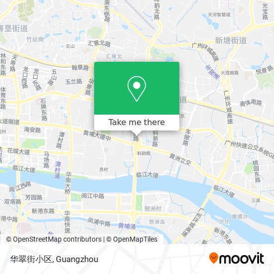华翠街小区 map