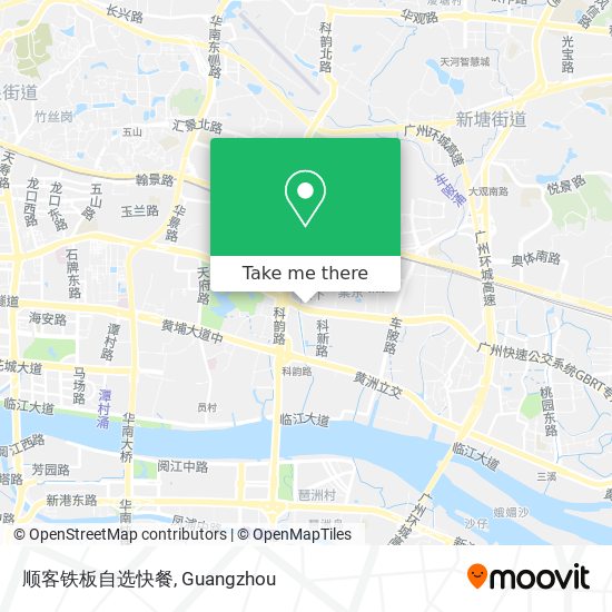 顺客铁板自选快餐 map