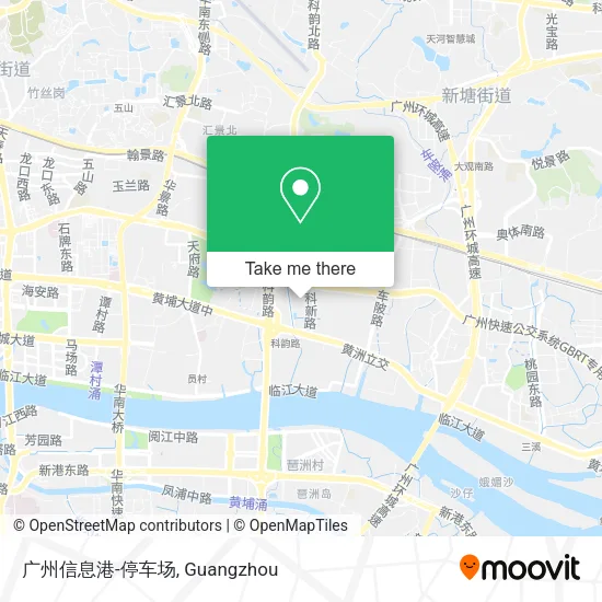 广州信息港-停车场 map