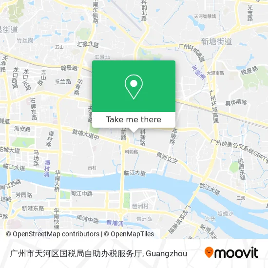 广州市天河区国税局自助办税服务厅 map