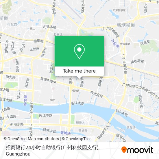招商银行24小时自助银行(广州科技园支行) map