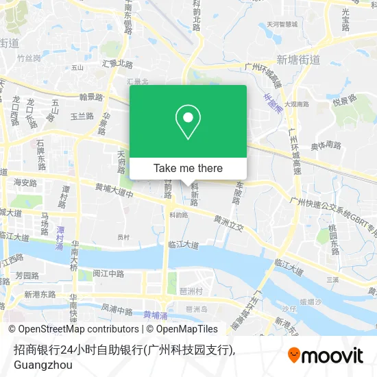 招商银行24小时自助银行(广州科技园支行) map