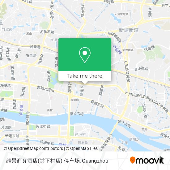 维景商务酒店(棠下村店)-停车场 map