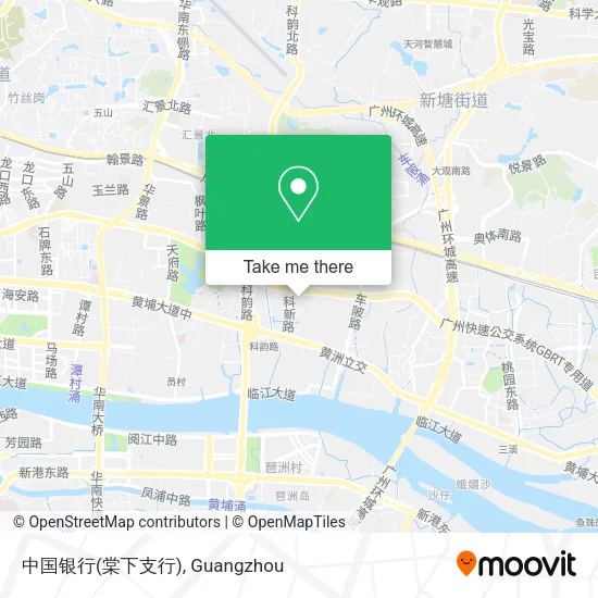 中国银行(棠下支行) map