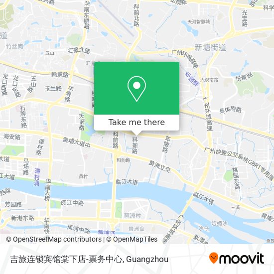 吉旅连锁宾馆棠下店-票务中心 map