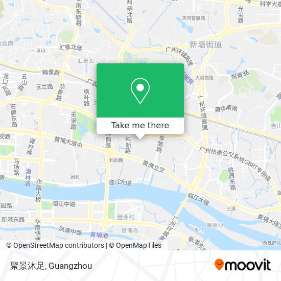 聚景沐足 map