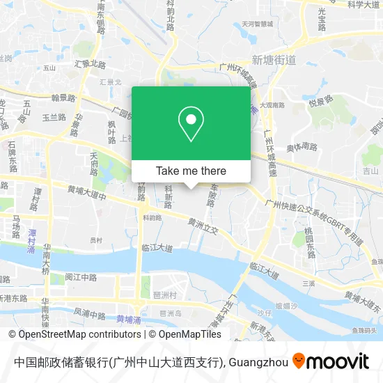 中国邮政储蓄银行(广州中山大道西支行) map
