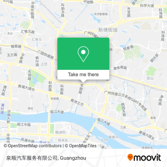 泉顺汽车服务有限公司 map