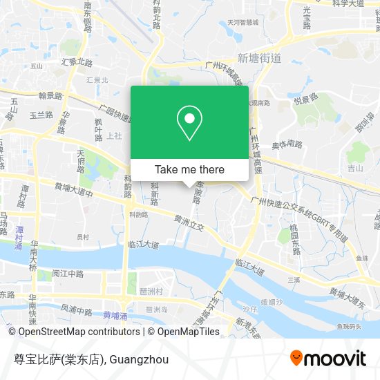 尊宝比萨(棠东店) map
