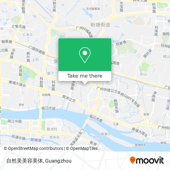 自然美美容美体 map