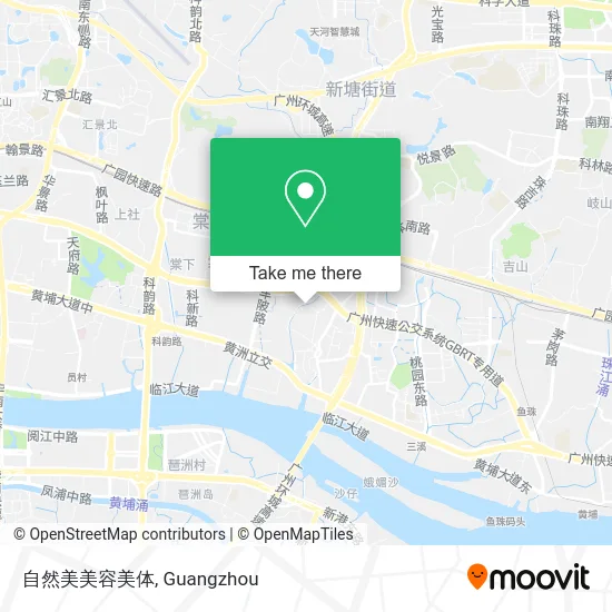 自然美美容美体 map