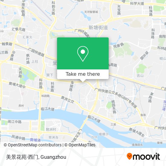 美景花苑-西门 map