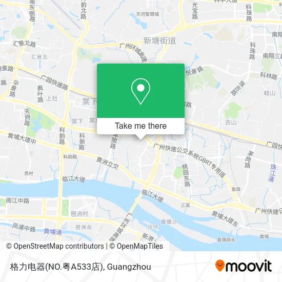 格力电器(NO.粤A533店) map