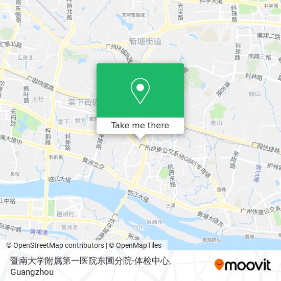 暨南大学附属第一医院东圃分院-体检中心 map