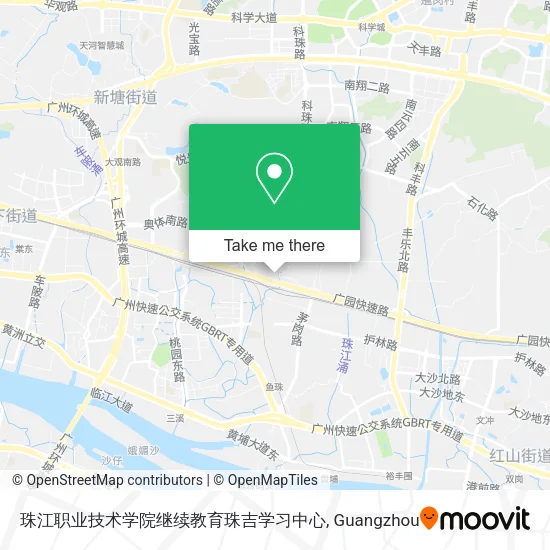 珠江职业技术学院继续教育珠吉学习中心 map