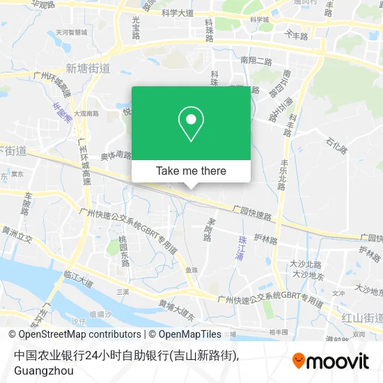 中国农业银行24小时自助银行(吉山新路街) map