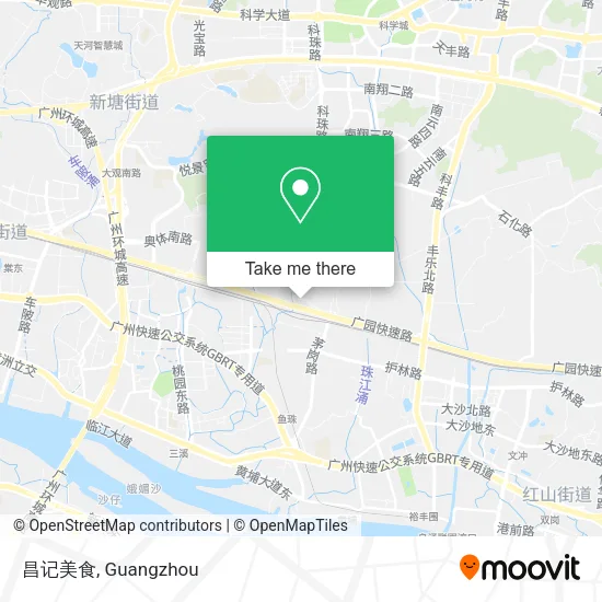昌记美食 map