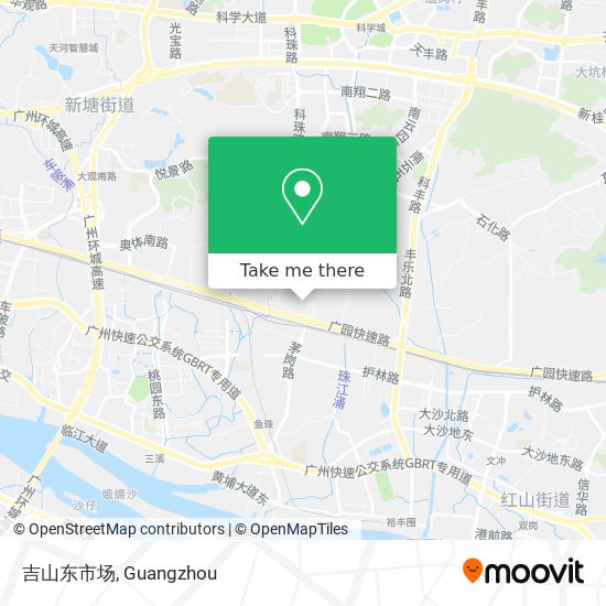 吉山东市场 map