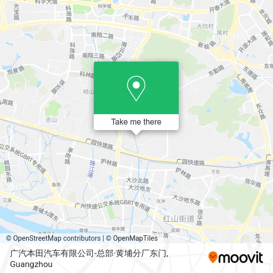 广汽本田汽车有限公司-总部·黄埔分厂东门 map