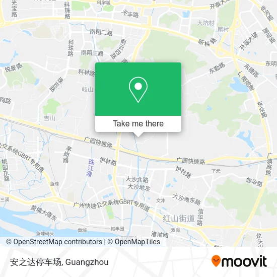 安之达停车场 map