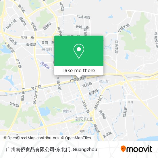 广州南侨食品有限公司-东北门 map