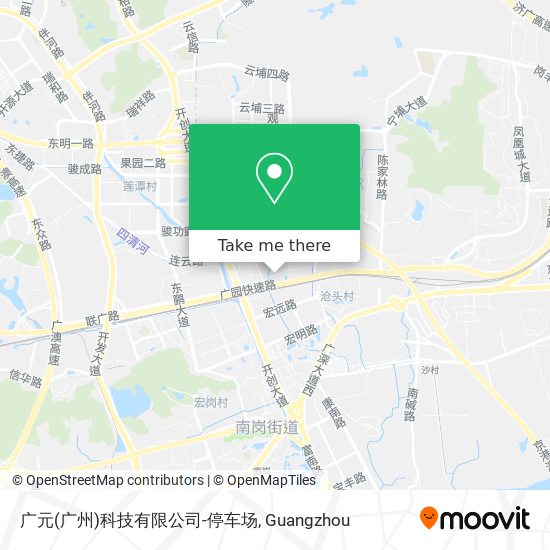 广元(广州)科技有限公司-停车场 map