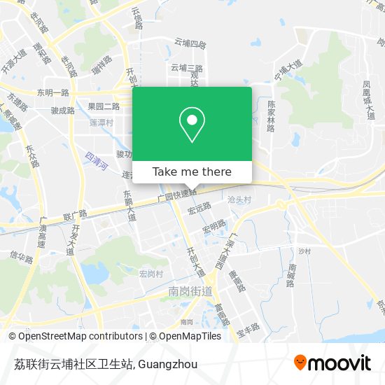 荔联街云埔社区卫生站 map