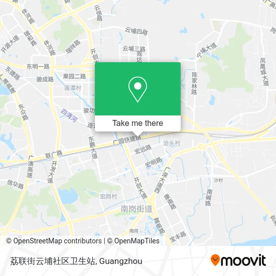 荔联街云埔社区卫生站 map