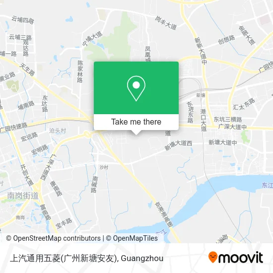 上汽通用五菱(广州新塘安友) map
