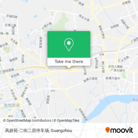 凤妍苑-二街二层停车场 map