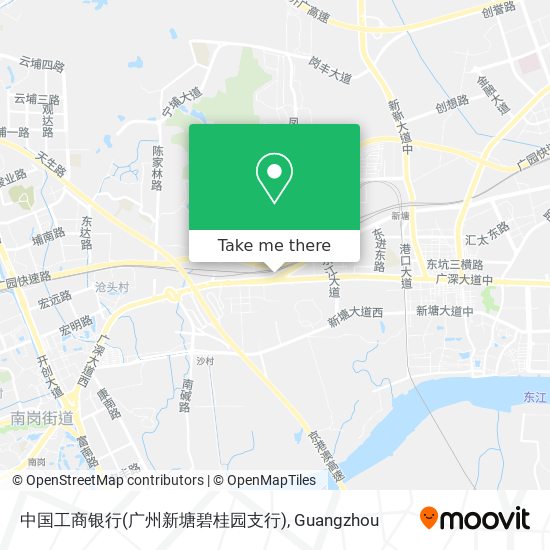 中国工商银行(广州新塘碧桂园支行) map