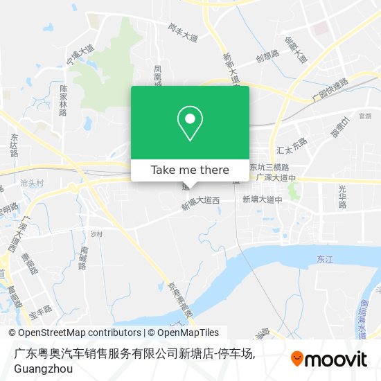 广东粤奥汽车销售服务有限公司新塘店-停车场 map