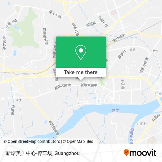 新塘美居中心-停车场 map