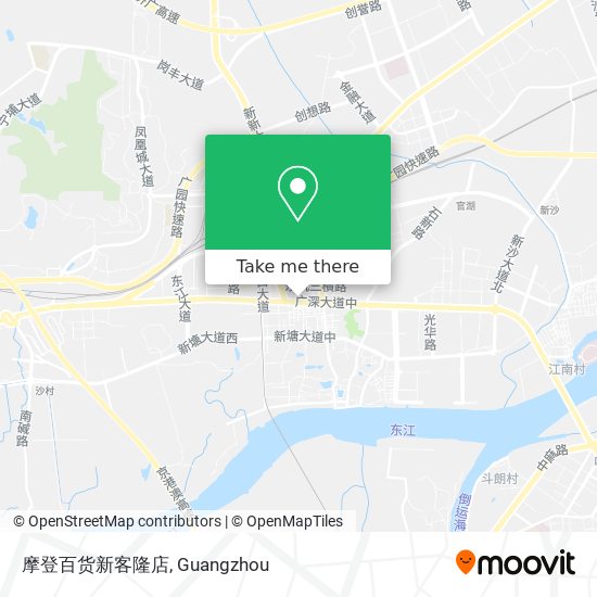 摩登百货新客隆店 map