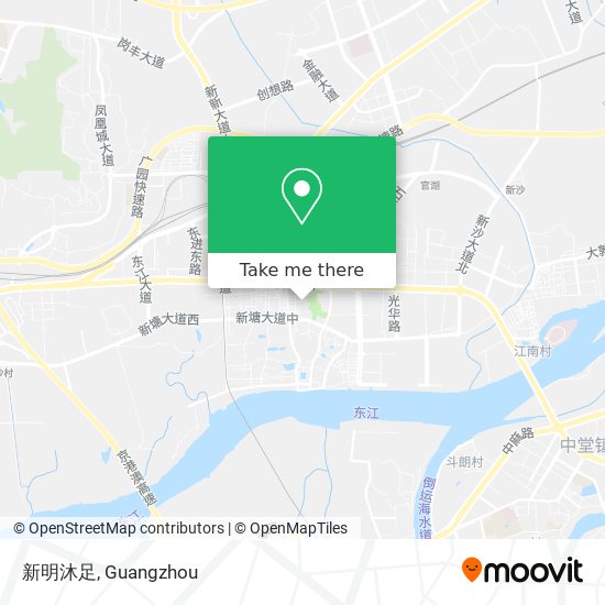 新明沐足 map