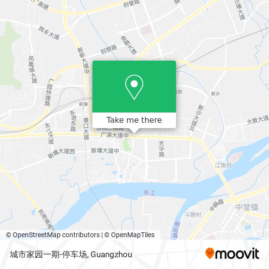 城市家园一期-停车场 map