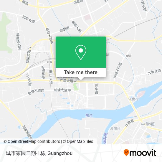 城市家园二期-1栋 map