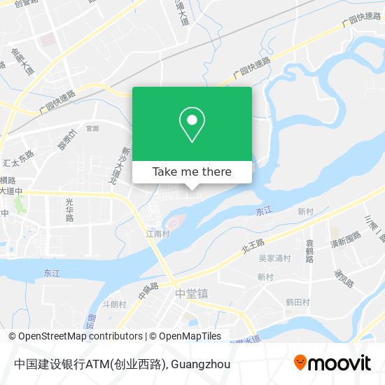 中国建设银行ATM(创业西路) map
