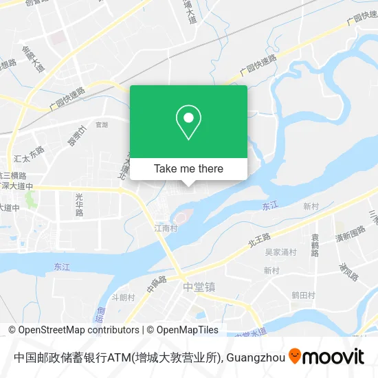 中国邮政储蓄银行ATM(增城大敦营业所) map